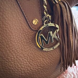 Michael Kors Brown Leather Shoulder Bag w